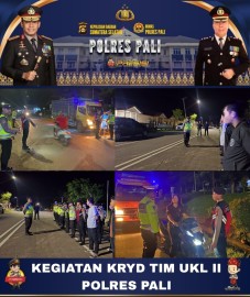 Polres PALI Perkuat Stabilitas Kamtibmas Melalui KRYD Razia Terpadu