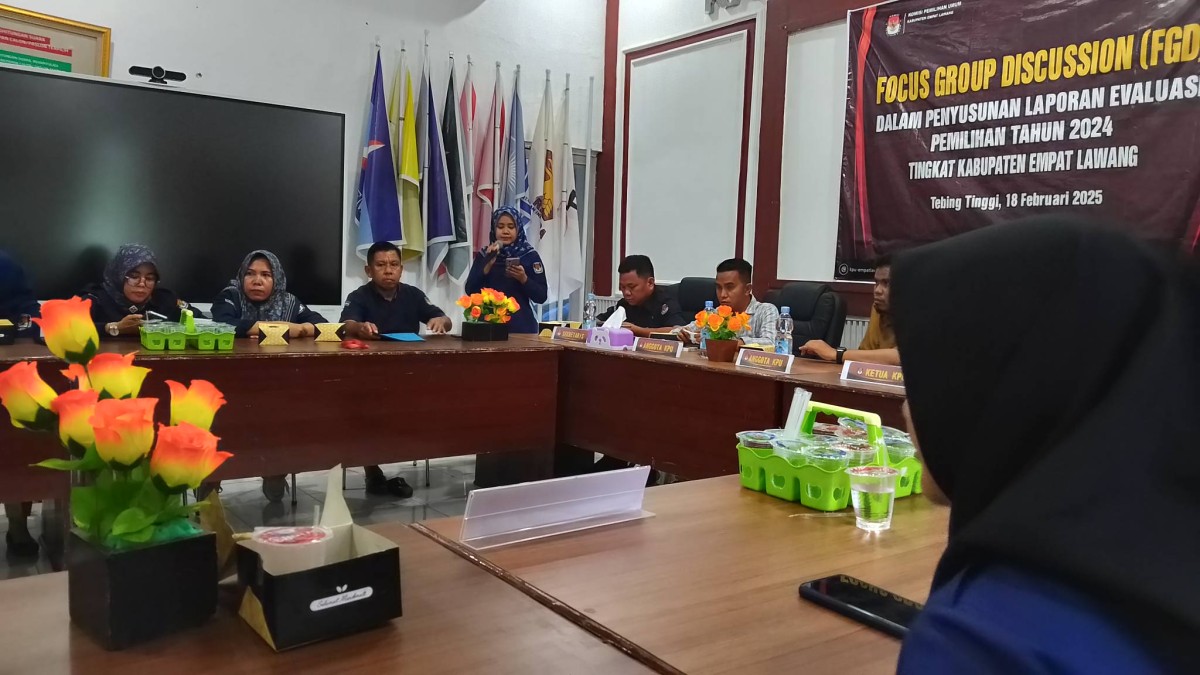 Gelar FGD, KPU Empat Lawang Evaluasi Pemilu 2024