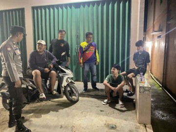 Polsek Talang Ubi Intensifkan Patroli Malam, Perkuat Stabilitas Keamanan di Wilayah Perbatasan