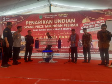 Pengundian Grand Prize TabunganPesirah di BSB Capem Keluang Spetakuler