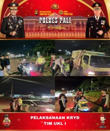 Polres Pali Gelar Razia Terpadu KRYD, Perketat Keamanan dan Ketertiban Masyarakat