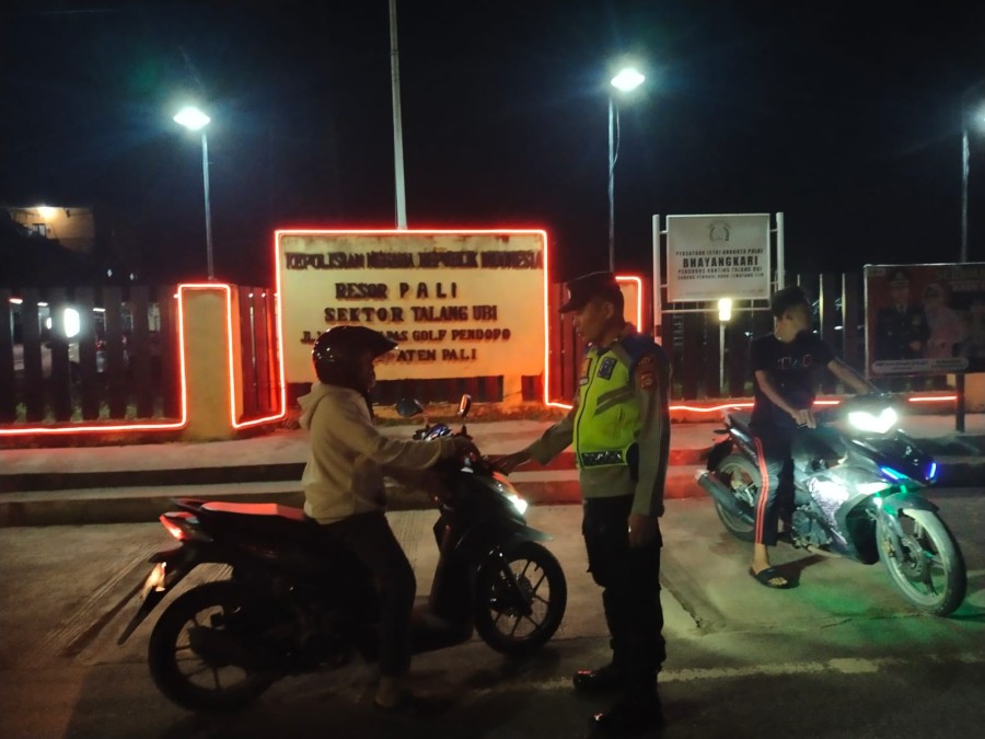 Polsek Talang Ubi Gelar KRYD, Tegakkan Keamanan dan Ketertiban di Wilayah PALI