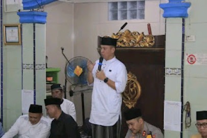 Pj Bupati Empat Lawang Hadiri Safari Ramadhan di Desa Talang Benteng