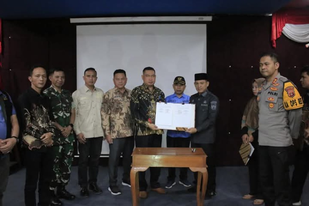 Penjabat Bupati Empat Lawang Teken NPHD untuk Dana Hibah PSU