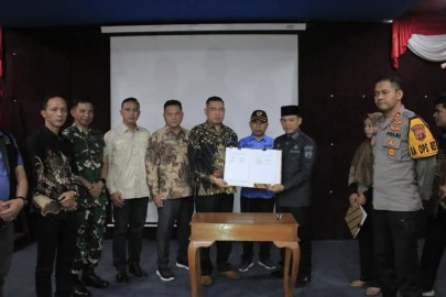 Penjabat Bupati Empat Lawang Teken NPHD untuk Dana Hibah PSU