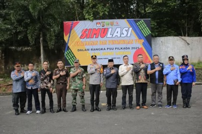 Simulasi Pengamanan VVIP Digelar di Empat Lawang Jelang PSU