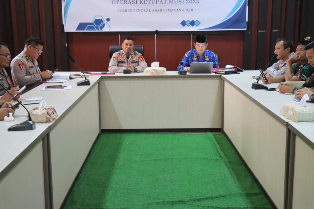 Polres PALI Gelar Rakor Lintas Sektoral Ops Ketupat Musi 2025: Sinergi untuk Keamanan dan Kelancaran Idul Fitri