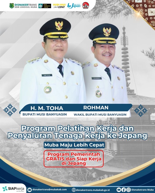 “ Ayo Ciptakan Masa Depan Gemilang! Magang Kerja ke Jepang untuk Generasi Muda Muba”
