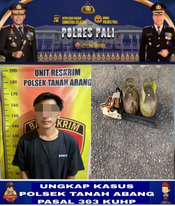 Polsek Tanah Abang Tangkap Pelaku Pencurian dengan Pemberatan, Kerugian Capai Rp 3 Juta