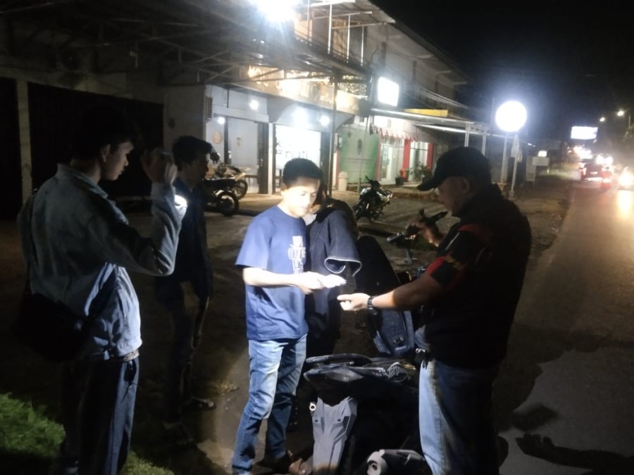 Polsek Talang Ubi Gelar Razia KRYD, Tegaskan Pentingnya Kepatuhan Berlalu Lintas dan Kamtibmas
