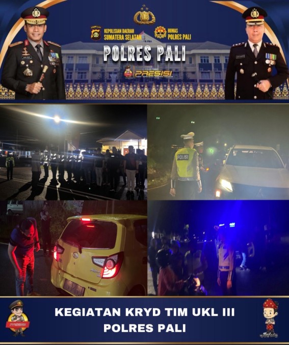 Polres PALI Intensifkan Razia Terpadu Demi Stabilitas Kamtibmas dan Kamseltibcarlantas
