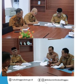 Wawako Lubuklinggau H Rustam Effendi Pimpin Rapat Pengurangan PBB dan BPHTB