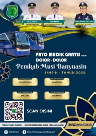 Siapkan 6 Armada Bus dgn 240 Kuota Peserta Mudik Gratis