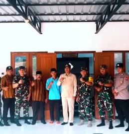 Bupati Tulungagung Dampingi Kunjungan Tim Wasev TMMD ke 123