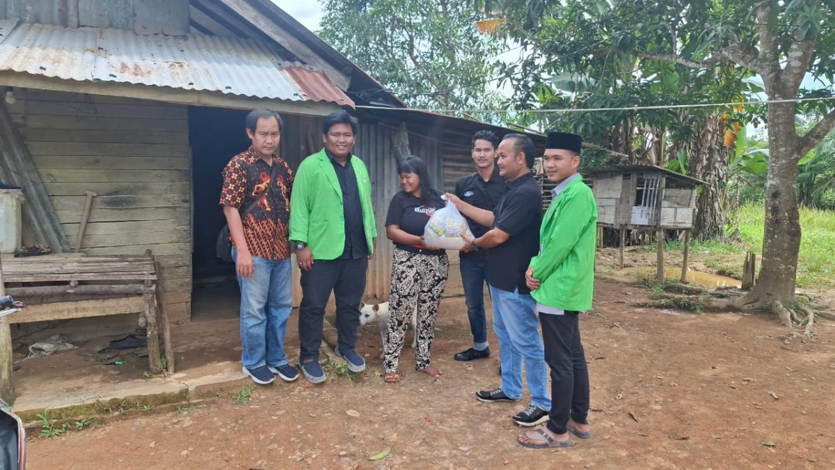 Polres Pali Gelar Bakti Sosial Ramadhan, Mahasiswa dan Masyarakat Terima Bantuan Sembako
