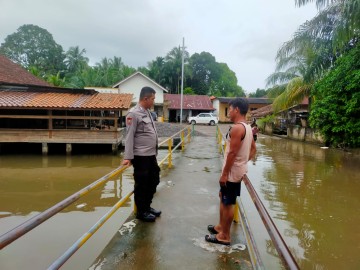 Banjir Rendam Empat Desa di Penukal Utara, Warga Diminta Waspada