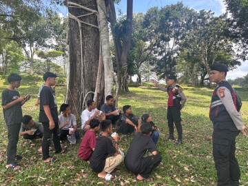 Sat Samapta Polres PALI Laksanakan Patroli Perintis Presisi di Area Lapangan Golf Pendopo