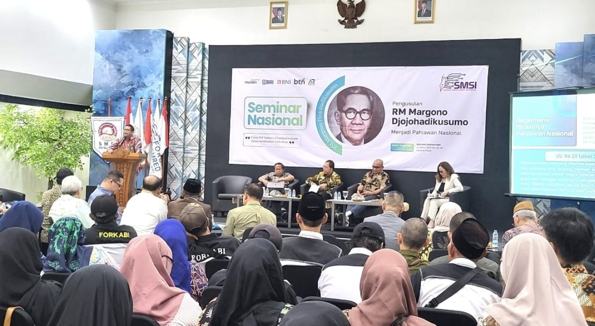 SMSI Gelar Seminar Nasional Usulkan RM Margono Djojohadikusumo Jadi Pahlawan