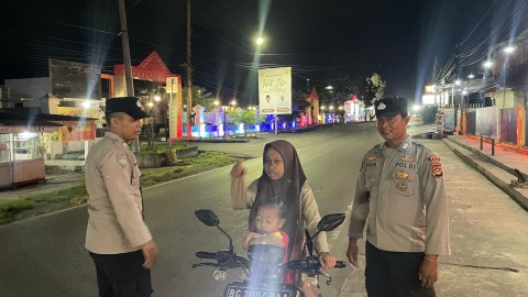 POLSEK TALANG UBI GELAR KRYD REGU II, CIPTAKAN SITUASI KONDUSIF DI WILAYAH HUKUM POLSEK TALANG UBI