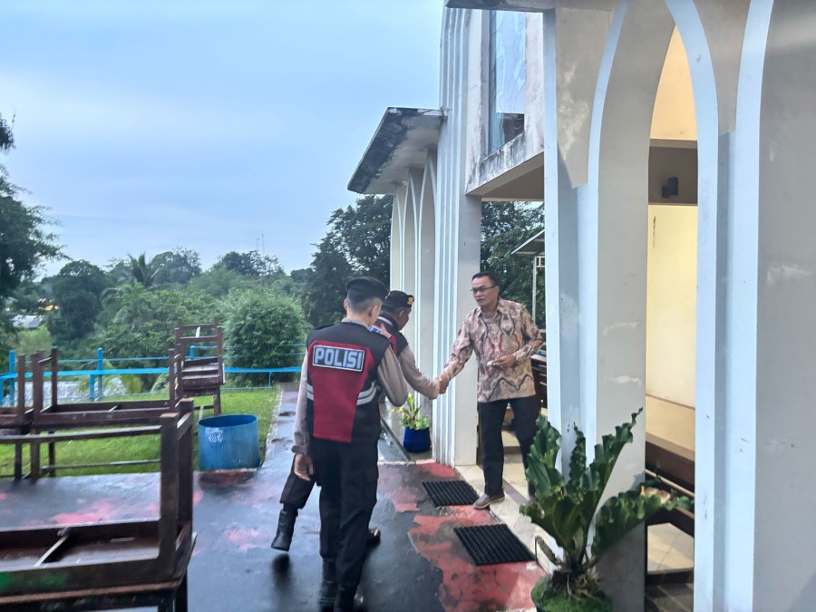 Polres PALI Intensifkan Patroli Presisi, Amankan Kegiatan Ibadah di Gereja Oikumene Komperta
