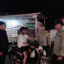 Polsek Talang Ubi Gelar KRYD, Tegakkan Kamtibmas dan Kamseltibcarlantas di Wilayah Hukum PALI