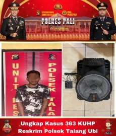 Nekat Mencuri Di Masjid,Ecot Diringkus Tim Elang Unit Reskrim Polsek Talang Ubi