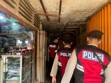 Samapta Polres Pali Patroli di Daerah Kerumunan
