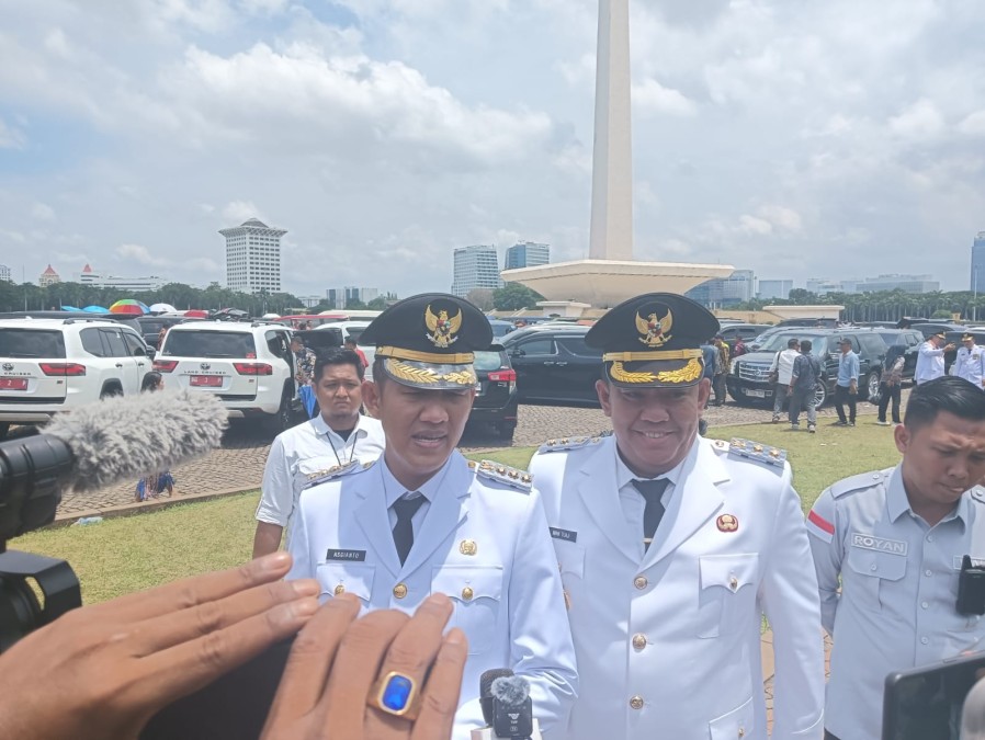 Asgianto ST dan Iwan Tuaji Resmi Jabat Bupati dan Wakil Bupati PALI 2025-2030