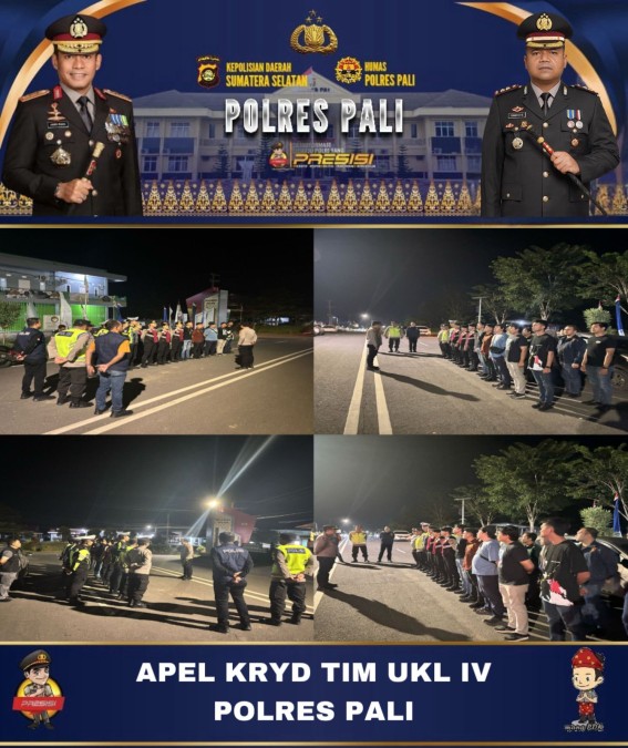 Polres Pali Komitmen Tingkatkan Kamtibmas dan Kedisiplinan Berlalu Lintas
