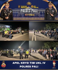 Polres Pali Komitmen Tingkatkan Kamtibmas dan Kedisiplinan Berlalu Lintas