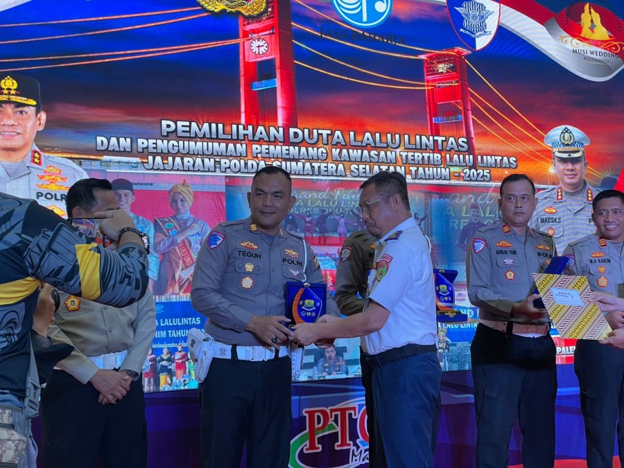 Polres PALI Raih Juara 2 Kawasan Tertib Lalu Lintas Zona 3 se-Polda Sumsel