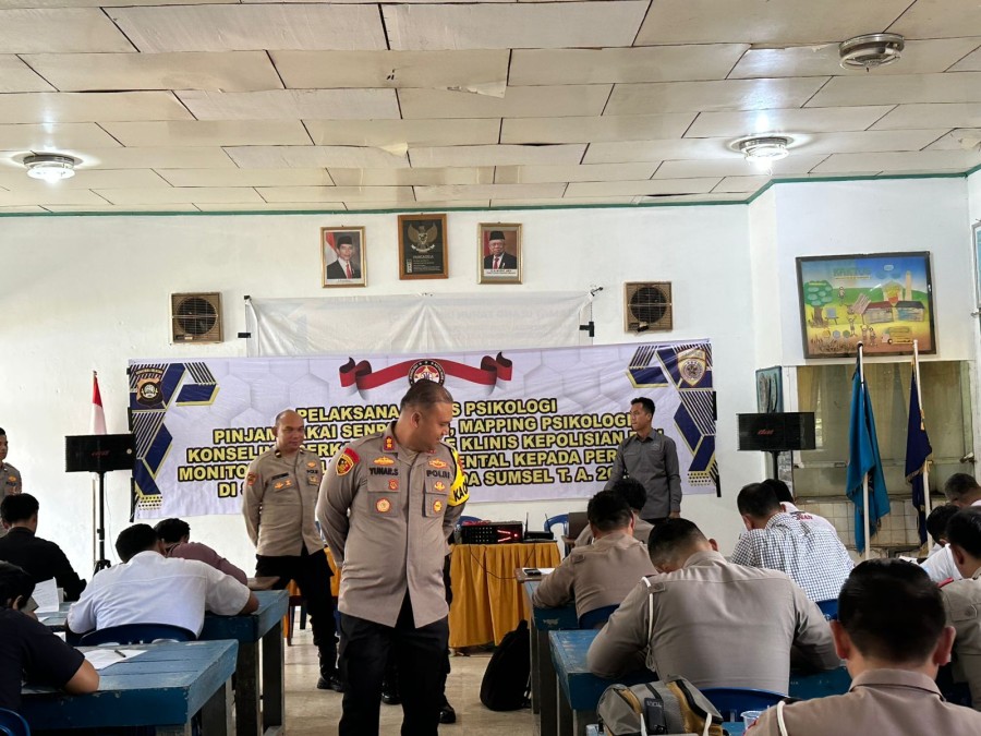 Polres PALI Gelar Tes Psikologi Senpi untuk Personel: Pastikan Kelayakan Mental Pemegang Senjata