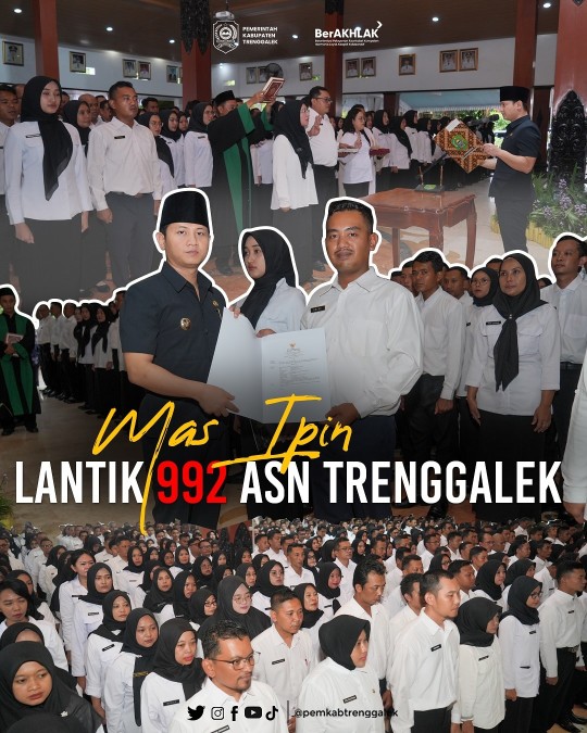 Bupati Lantik 992 CASN di Trenggalek