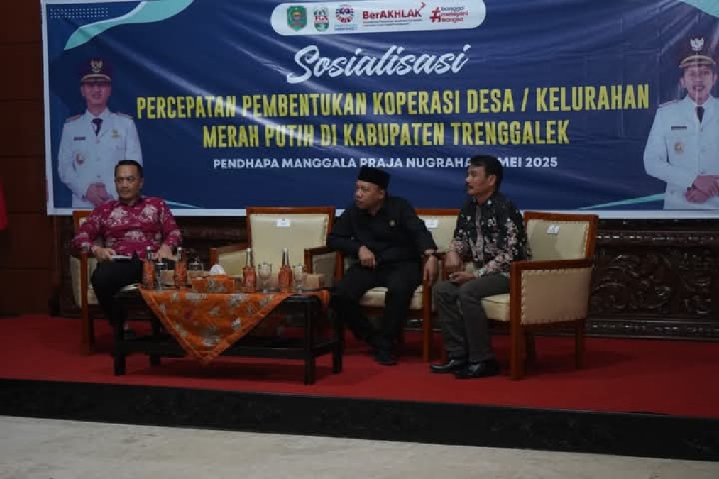 Kepala Desa dan BPD di Trenggalek Sepakat Bentuk Koperasi Merah Putih