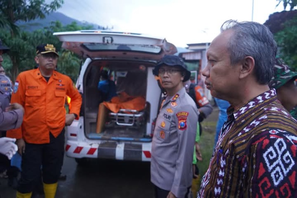 2 Korban Tanah Longsor di Desa Depok Bendungan Ditemukan