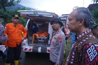 2 Korban Tanah Longsor di Desa Depok Bendungan Ditemukan