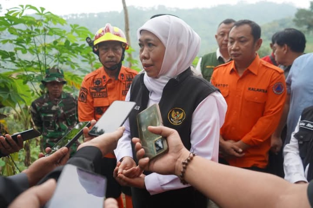 Pemprov Jatim Siapkan Hunian Bagi Korban Bencana Longsor Desa Depok Bendungan