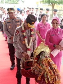 KAPOLRES PALI SAMBUT KAPOLDA SUMSEL DALAM RANGKA KUNKER