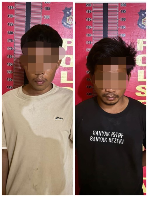 Tim Elang Polsek Talang Ubi Bekuk Dua Pelaku Pencurian Sawit Milik PT Surya Bumi Agro Langgeng