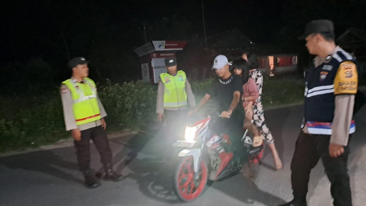 Wujudkan Kondisi Kondusif, Polsek Penukal Utara Gelar Razia Terpadu