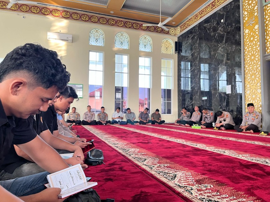 Polres Pali dan ASN Adakan Giat Binrohtal