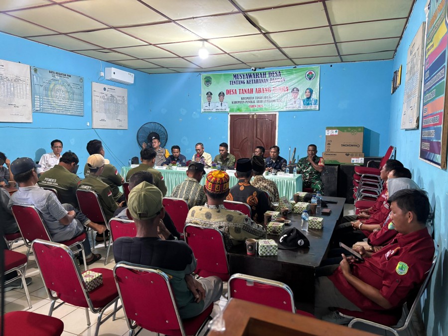 Musdes Tanah Abang Utara Bahas Ketahanan Pangan Berbasis Potensi Lokal
