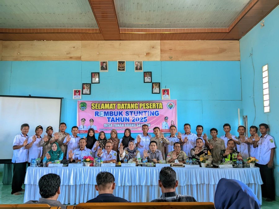 Pemerintah Desa Tanah Abang Selatan Gelar Rembuk Stunting