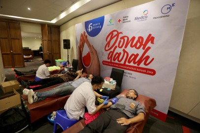 Pekerja MedcoEnergi Donorkan 1.000 Kantong Darah di Seluruh Indonesia
