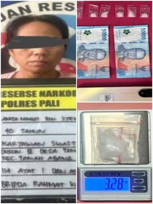 “Simpan Sabu di Celana, Pengedar Wanita di PALI Diringkus Tanpa Ampun!”