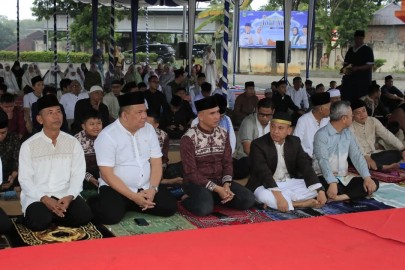 Pj Bupati Fauzan Sholat Id, Serukan Empat Lawang Berkeadilan