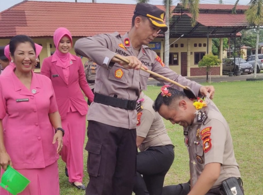 Personel Polres Musi Rawas Naik Pangkat, 1 Perwira dan 36 Bintara