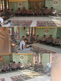 Polsek Talang Ubi Gelar Binrohtal, Wujudkan Personel yang Tangguh dan Beriman