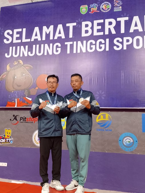 Poprov Korpri Sumsel 2025, Kontingen Lubuklinggau Cabor Tenis Meja Juara Umum Kedua