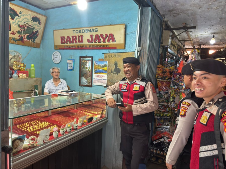 Sat Samapta Polres PALI Gelar Patroli Presisi, Antisipasi Premanisme dan Kriminalitas di Sekitar Pasar Induk
